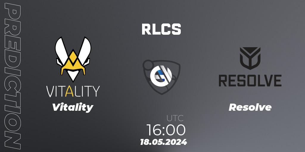 Vitality vs Resolve Betting TIp, Match Prediction. 18.05.24. Rocket