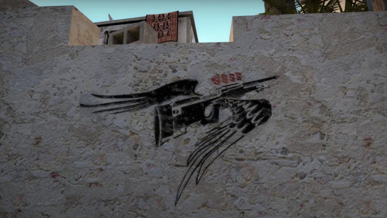 Historia pamiątkowego graffiti z CS: GO. Fot.4