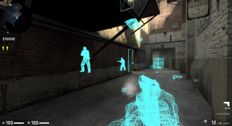 Activating WallHack in CS:GO Using Console Commands. Photo 1