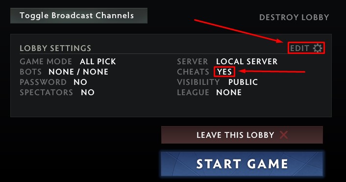 Console commands and cheats in Dota 2. Photo 1