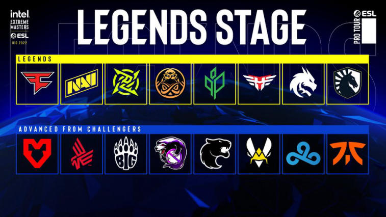 Vote for the best teams of the Legends Stage at IEM Rio Major 2022 with PICK’EM. Photo 1