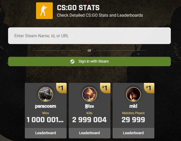 Where to check CSGO stats: most popular sites 5