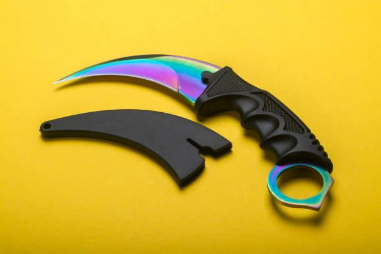 CSGO Rainbow Color Counter Strike Karambit Knife – Best Knives