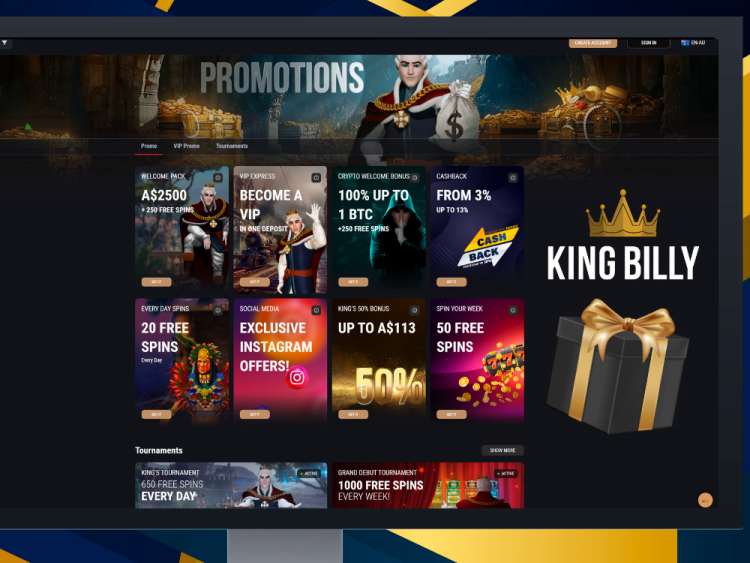 King Billy Casino: Royalty Reigns in Australian Gaming Excellence 1