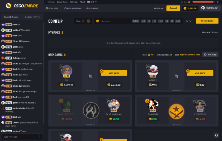 csgoempire coins to usd