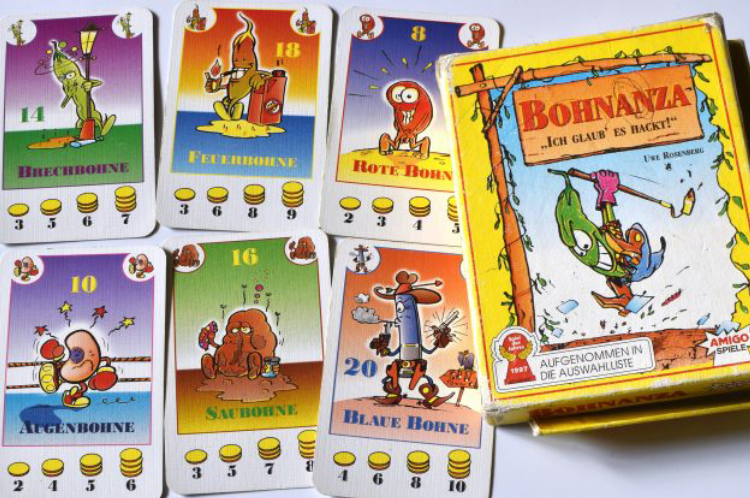 Bo(h)nanza: Von süßen Gewinnen bei den Bonanza Slots bis zum cleveren Bohnenhandel im Kartenspiel Bohnanza 1