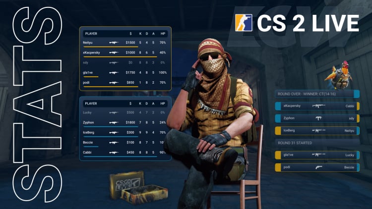CS2 live scores and CS2 matches on EGamersWorld 1