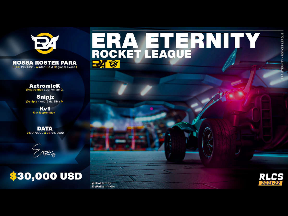 eRa Eternity presented the updated Rocket League roster