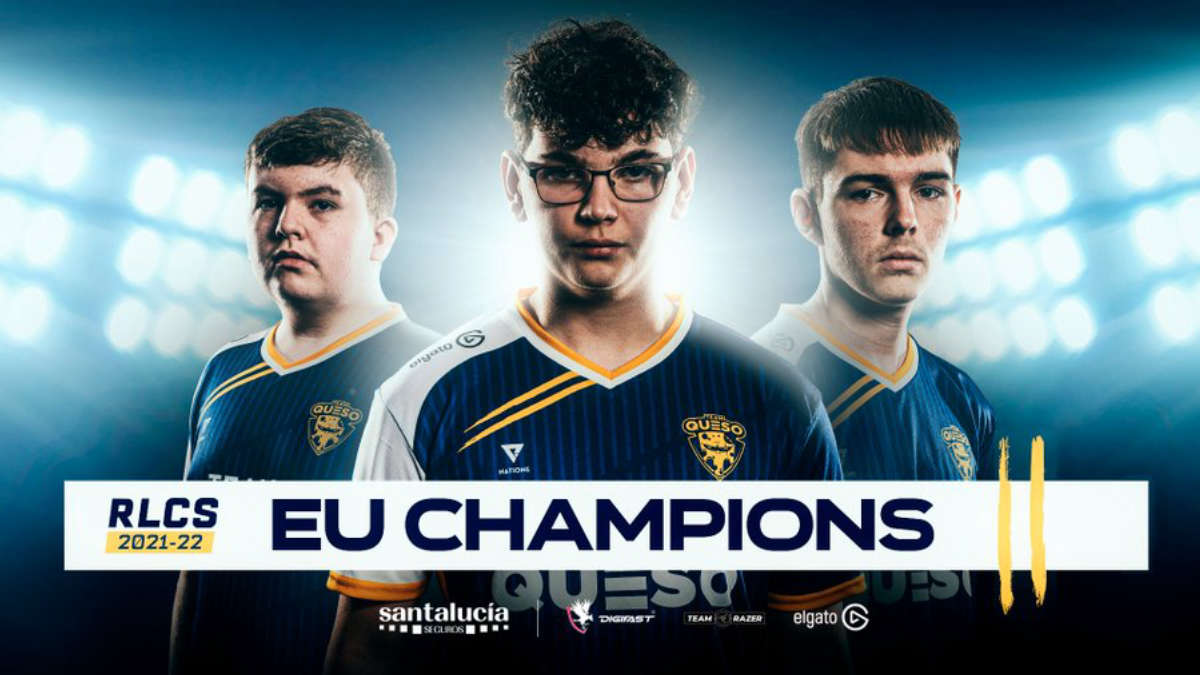 Team Queso became the winner of RLCS 202122 Winter EU Regional