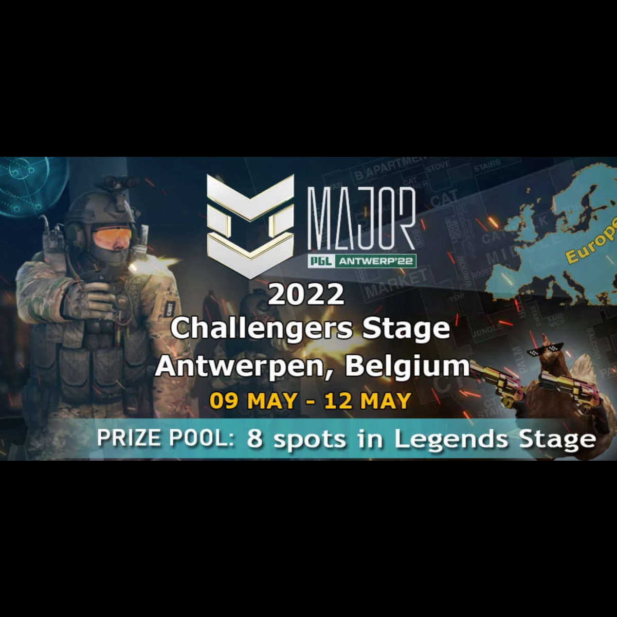 First Round of PGL Major Antwerp 2022 Challengers Stage Live