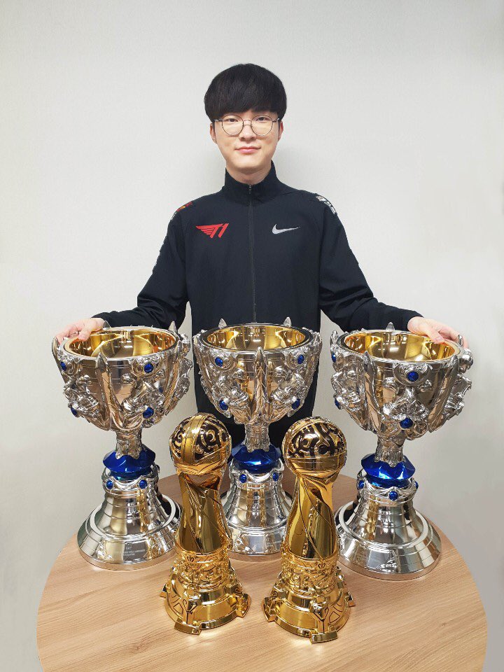 Faker's most played League of Legends champions and their win