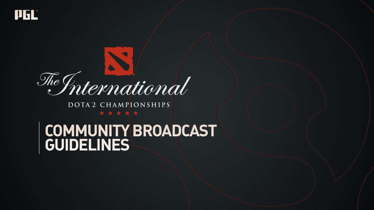 PGL published rules for community casters in The International 11