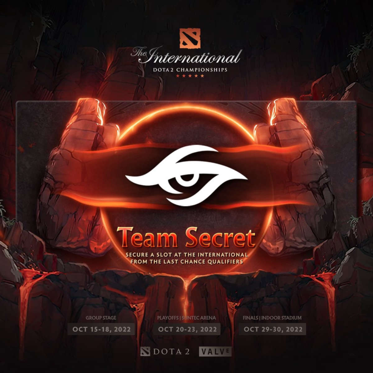Team Secret will play at The International 2022
