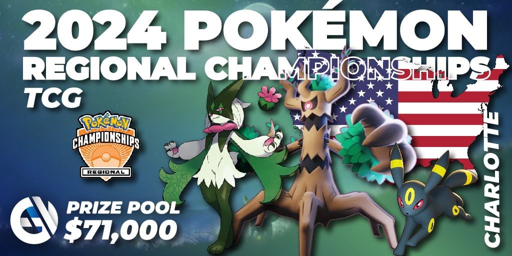 2024 Pokémon Charlotte Regional Championships TCG Pokemon. Bracket