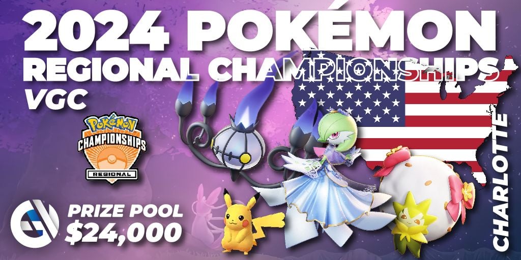 2024 Pokémon Charlotte Regional Championships VGC Pokemon. Bracket