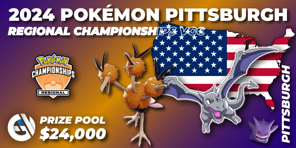 2024 Pokémon Pittsburgh Regional Championships VGC Pokemon. Bracket