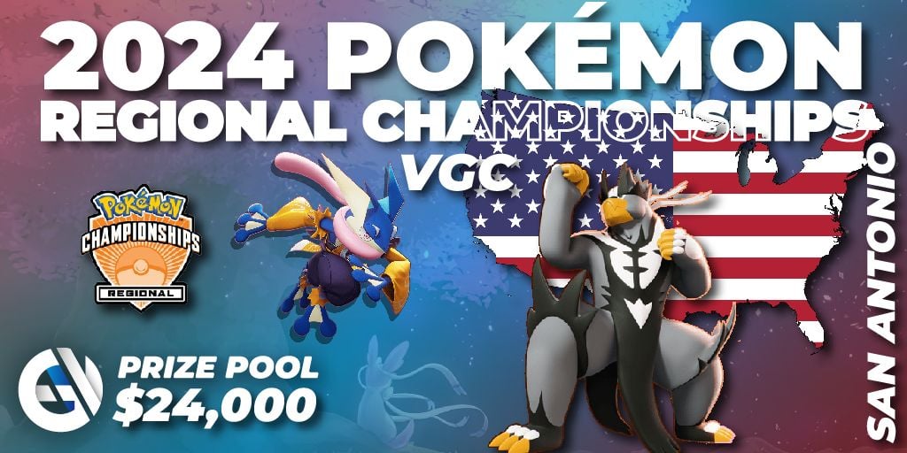 2024 Pokémon San Antonio Regional Championships VGC Pokemon. Bracket
