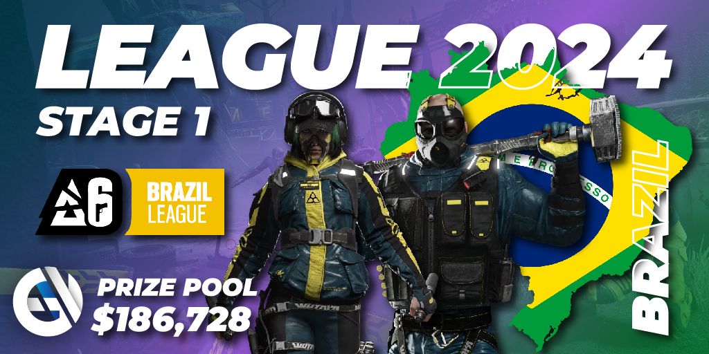 Brazil League 2024 - Stage 1 🎮 Rainbow Six tournament 📅 Match schedule