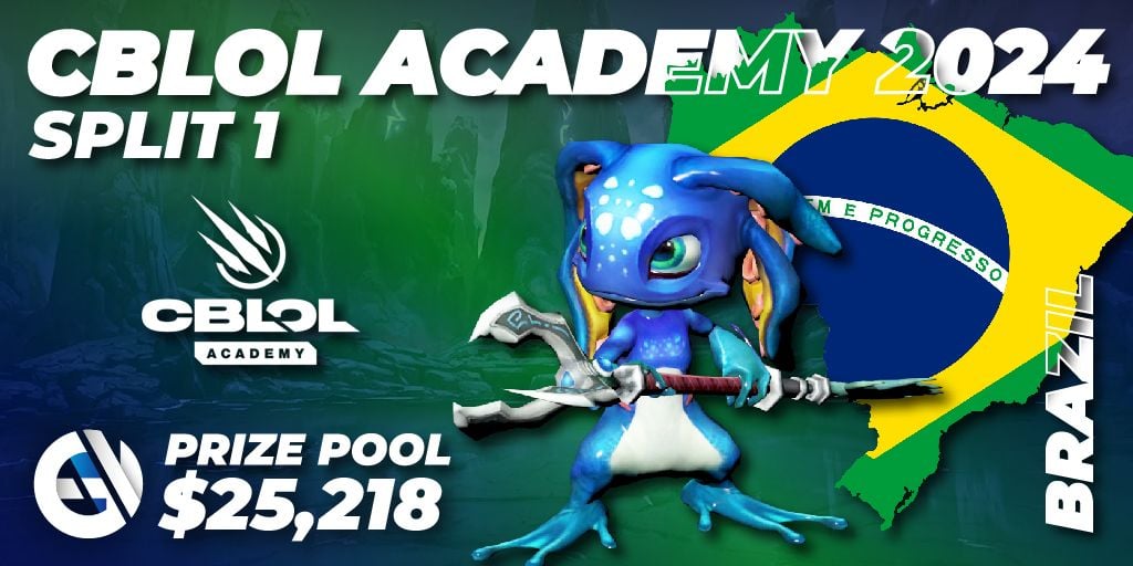 CBLOL Academy Split 1 2024 🎮 LoL tournament 📅 Match schedule on