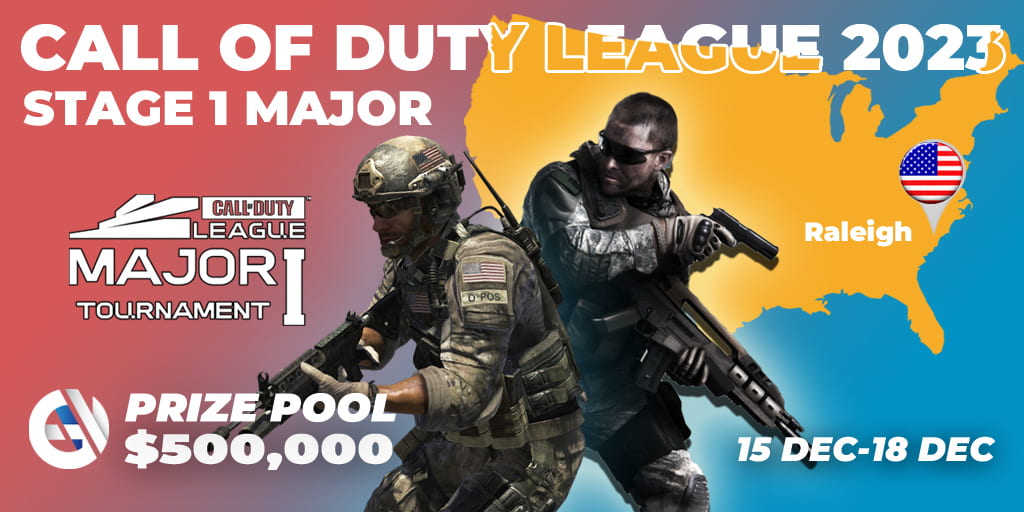 Call of Duty League 2023: Stage 1 Major - CoD - Visualizador, Visão Geral,  Pool de Prêmios