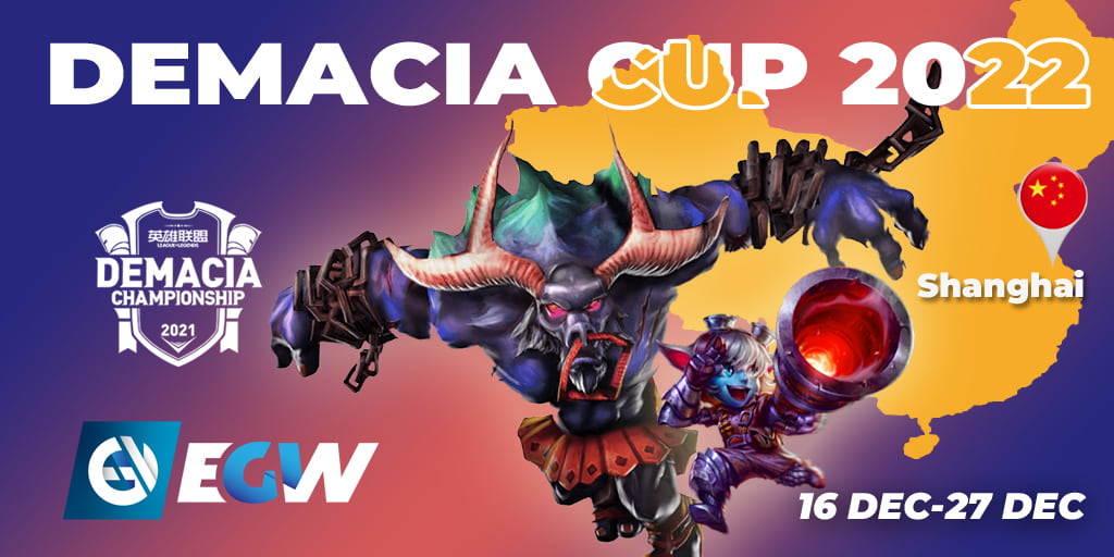 Demacia Cup 2022 LoL Tournament Match Schedule On EGamersWorld Demacia Cup 2022 LoL Tournament Match Schedule On EGamersWorld