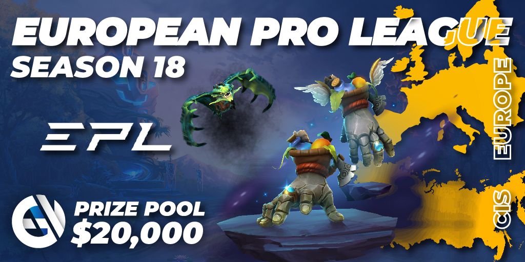 European Pro League Season 18 🎮 Dota 2 tournament 📅 Match schedule on