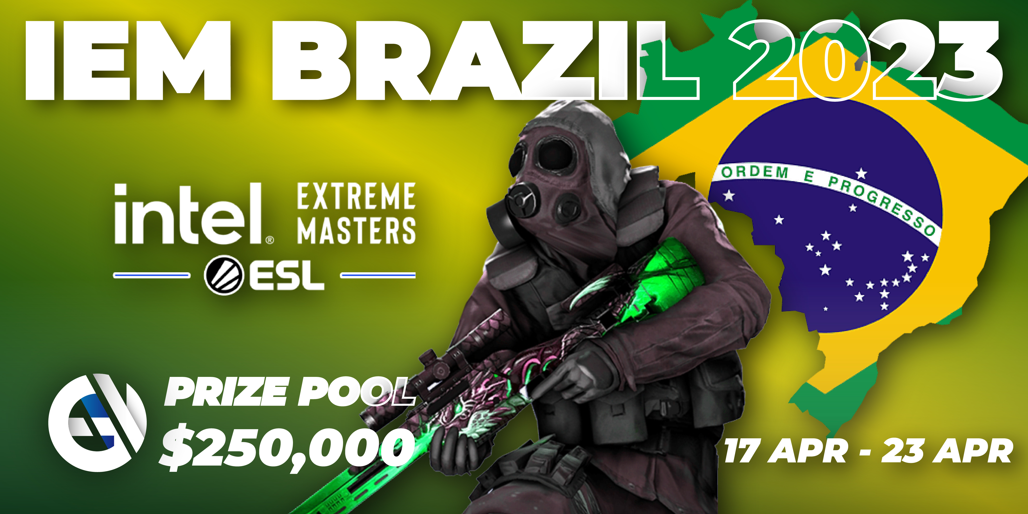 After a phenomenal CS:GO Major, Intel® Extreme Masters is set to return to  the Jeunesse Arena in Rio de Janeiro, Brazil, on April 21-23, 2023 - ESL  FACEIT Group