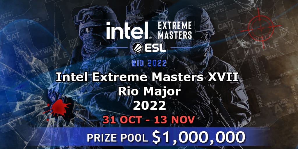 Intel® Extreme Masters apresenta Rio Major — o primeiro CS:GO Major