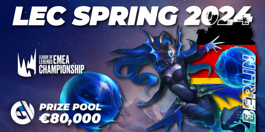 LEC Spring 2024 🎮 LoL tournament 📅 Match schedule on EGamersWorld ☕