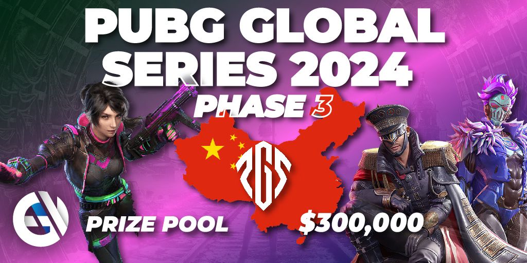 PUBG Global Series 2024 Phase 3 🎮 PUBG tournament 📅 Match schedule on