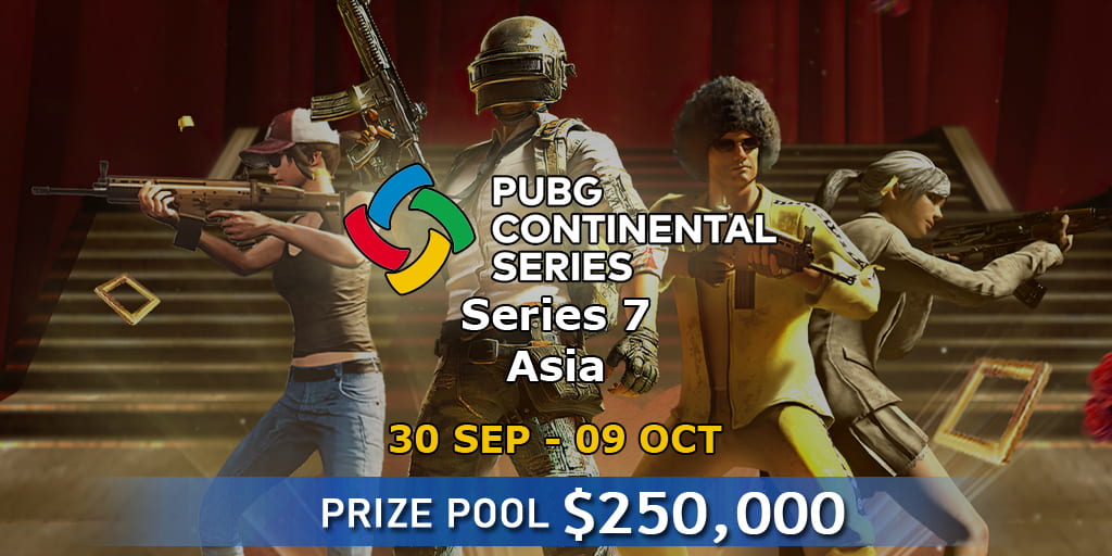 PUBG Continental Series 7: Asia 🎮 PUBG tournament 📅 Match schedule on