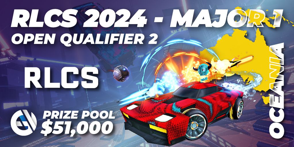 RLCS 2024 Major 1 OCE Open Qualifier 2 🎮 Rocket League tournament 📅