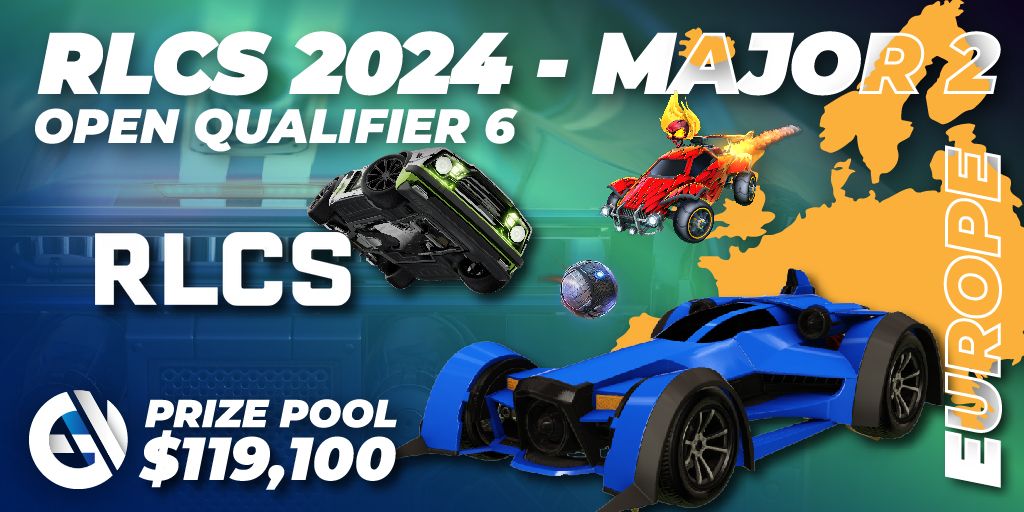 RLCS 2024 Major 2 EU Open Qualifier 6 🎮 Rocket League tournament 📅