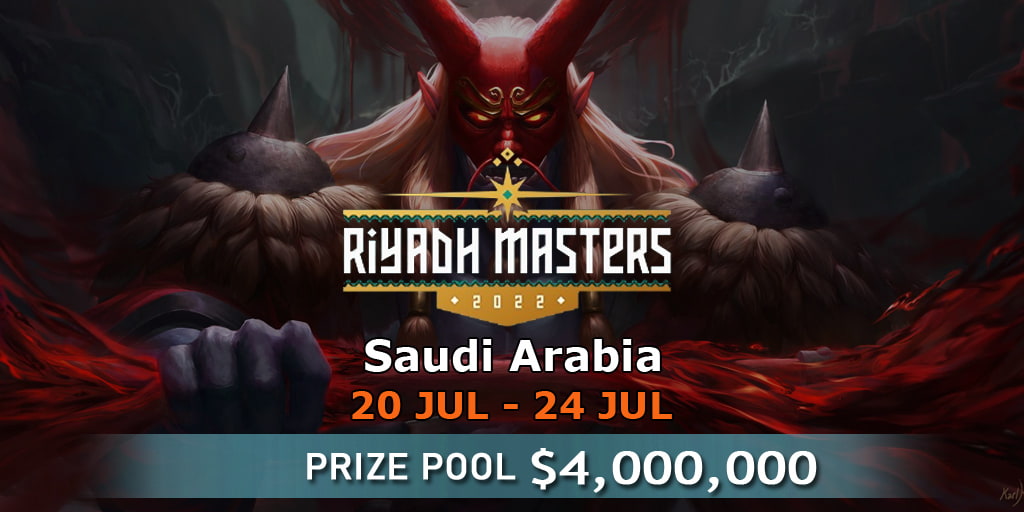 Riyadh Masters 2022 🎮 Dota 2 tournament 📅 Match schedule on EGamersWorld ☕