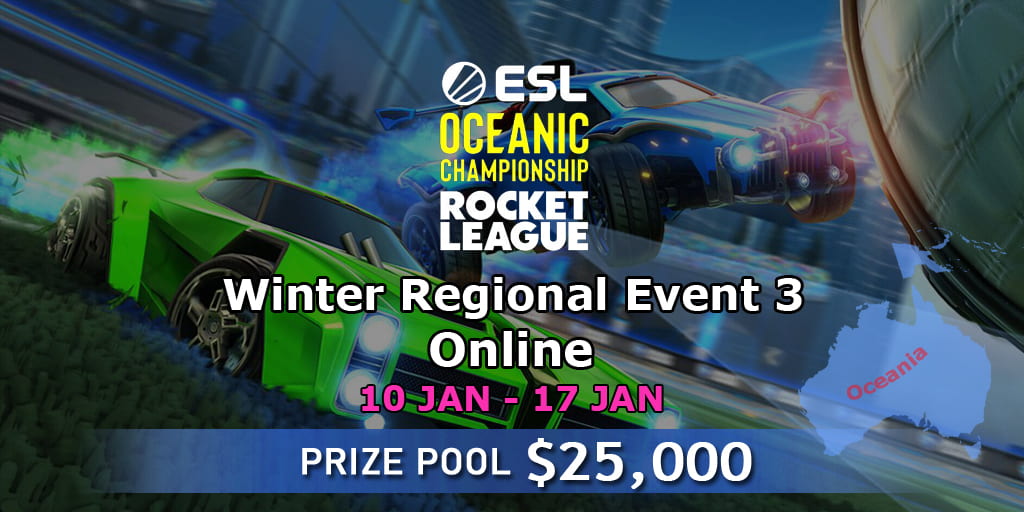 RLCS Season X - ESL Oceanic Championship: Winter Regional Event 3 ...